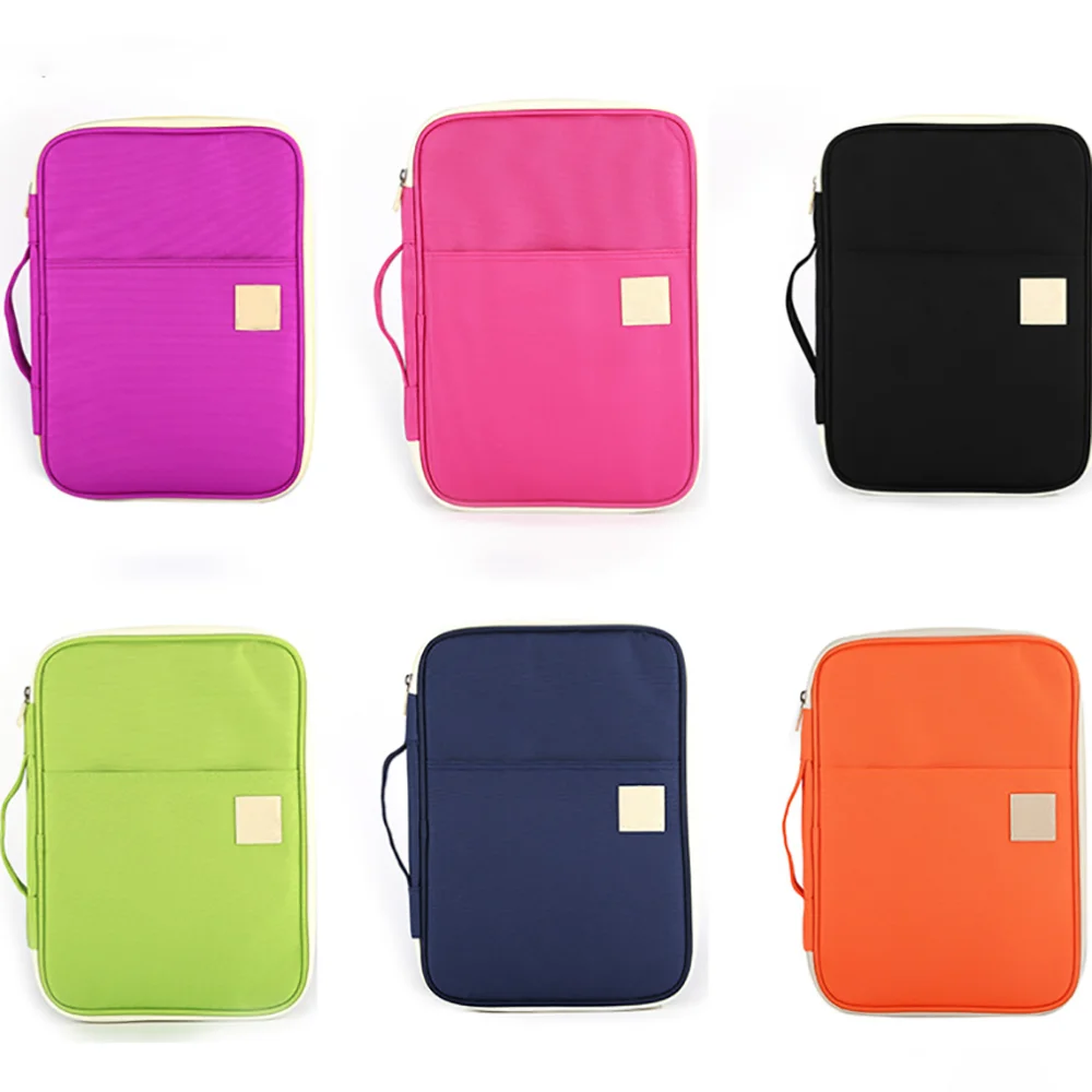 

A4 Document Storage Bag Waterproof Oxford Cloth Multifunctional Business Organizer Fashion Office Supplies Women Handbags Purses