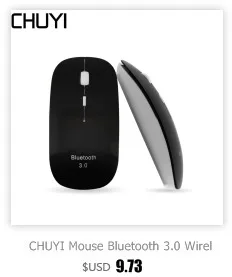 CHUYI беспроводная Bluetooth мышь, перезаряжаемая Бесшумная компьютерная игровая мышь с 6 кнопками, оптическая мышь для ПК, Xiaomi, ноутбука, геймера, мыши