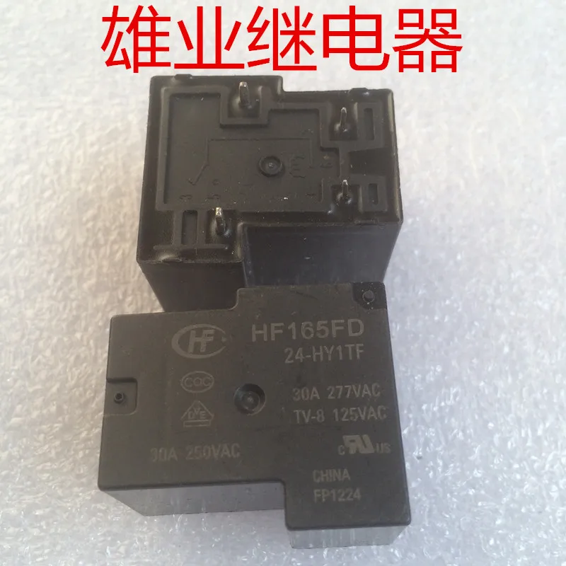 

4-контактное реле HF165FD 24-HY1TF 30A