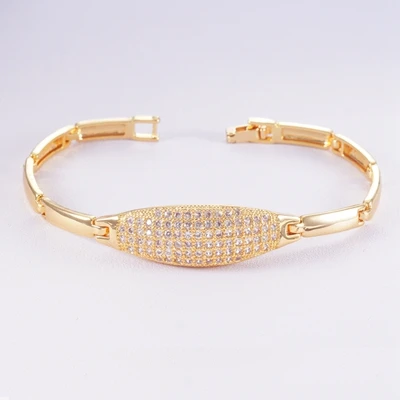 09-gold color 24 стиля, Модные Позолоченные Браслеты для женщин и мужчин, Теннисный AAA кубический цирконий, браслет-цепочка, ювелирный подарок, Прямая поставка - Окраска металла: 09-gold color