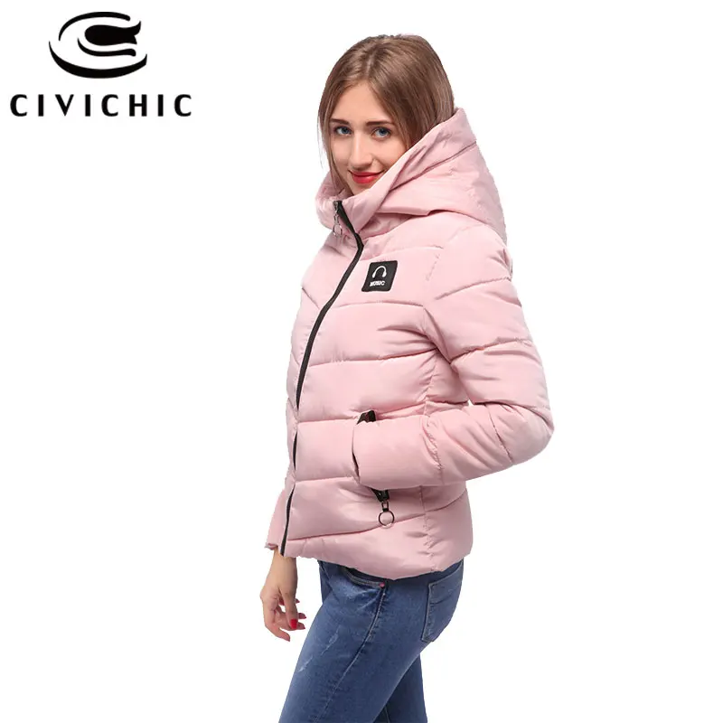 Женская зимняя парка с капюшоном надписью DC26|Женские пуховики| |