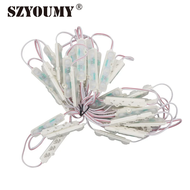 SZYOUMY IP68 Водонепроницаемый DC12V 5730 ультразвуковой светодиодный модуль свет 3