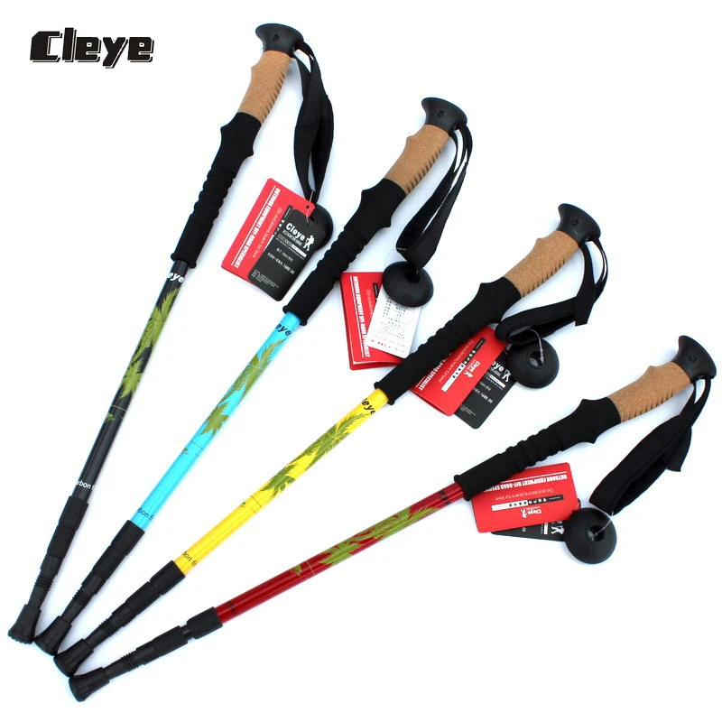 Cleye хорошие мужские сверхлегкие треккинговые палки из углеродного волокна