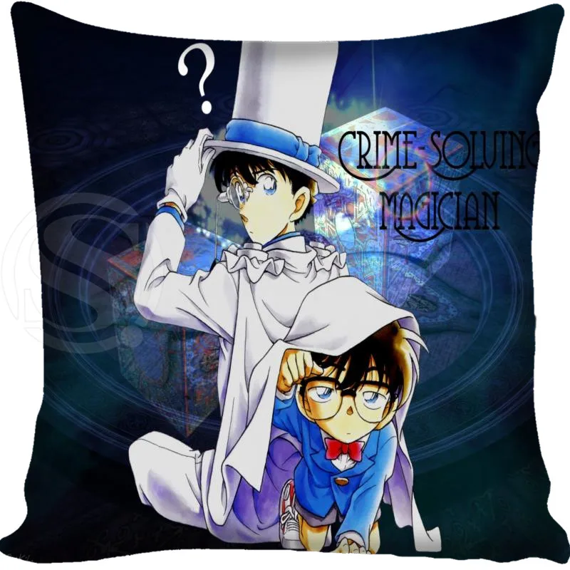 Чехол для подушки Detective Conan домашняя декоративная наволочка квадратная 20 х20 см 35