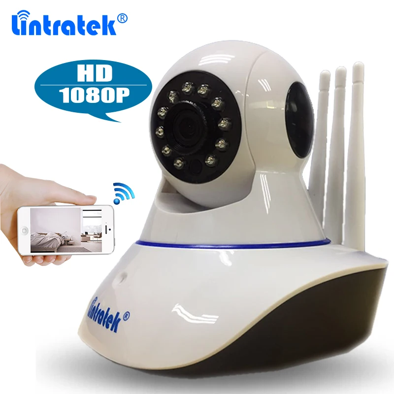 Видеонаблюдения Wi Fi Беспроводной безопасности HD 1080 P IP Камера P2P три антенны