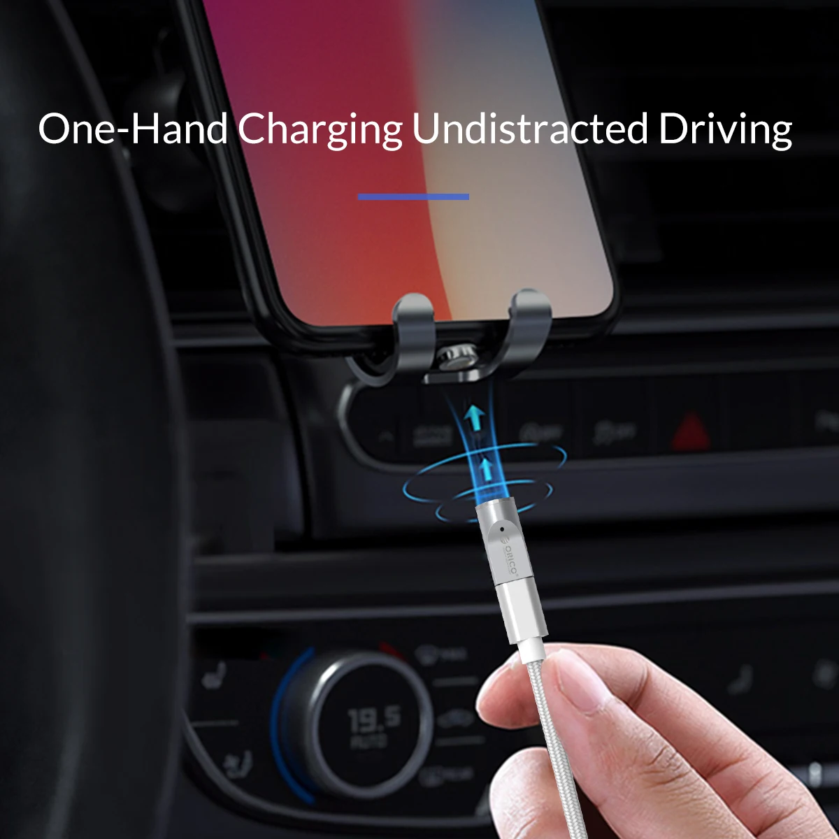 Магнитный адаптер ORICO Micro USB для устройств Android разъем зарядки iphone Samsung Xiaomi