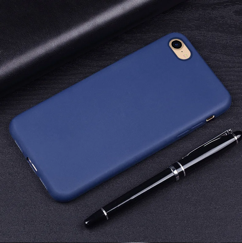 Цветной чехол для телефона iPhone 7 8 Plus 6 S 5 5S SE X задняя крышка ультратонкий розовый
