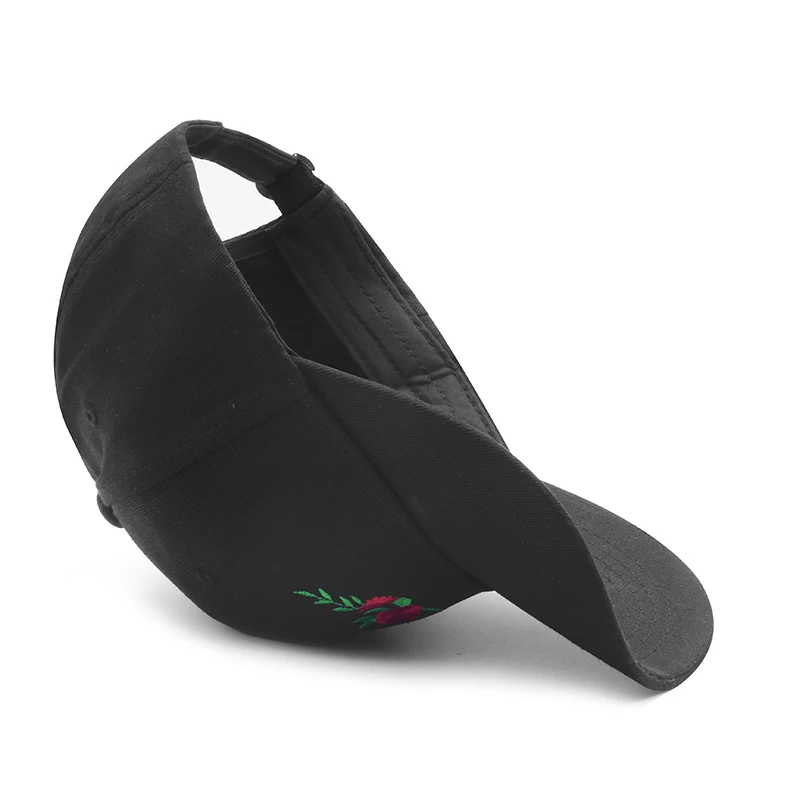 2018 Новая роза Бейсбол Кепки Для мужчин женщин Повседневное Snapback кости черный хип