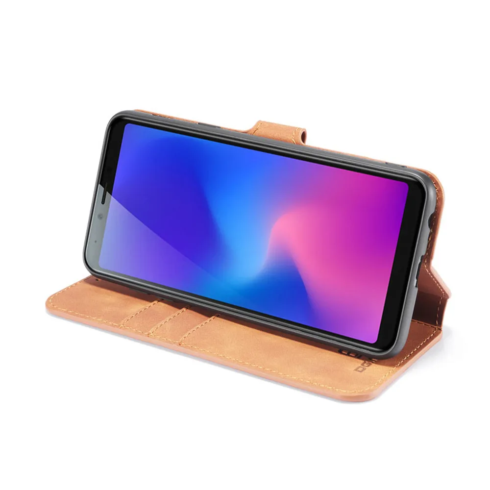 Кожаный чехол книжка для Samsung Galaxy Jean A6 Plus J8 2018 +|Чехлы-портмоне| |