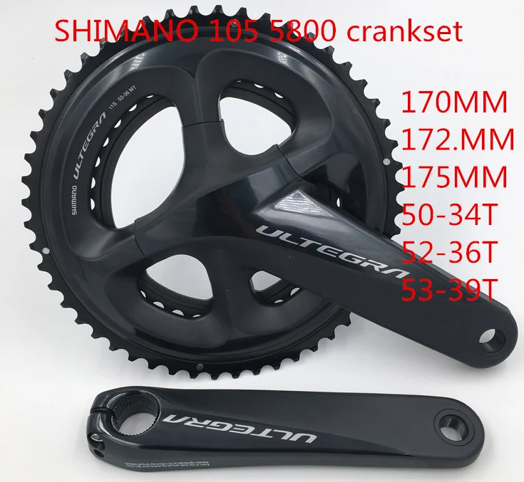 Shimano 105 FC 5800 R7000 шатун для шоссейного велосипеда 50 34 T 52 36 53 39T 170 мм 172 5 175 HOLLOWTECH II