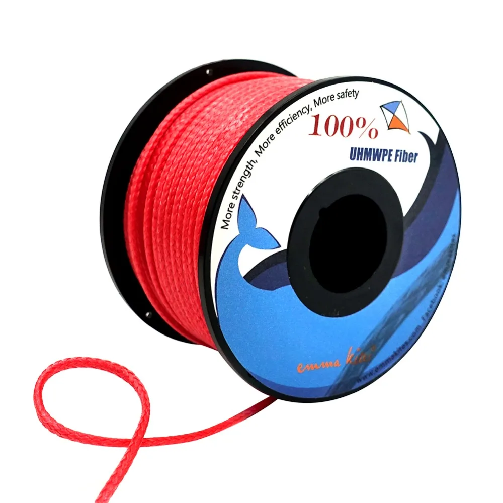 100ft 1000lb UHMWPE леска для рыбалки плетеная воздушного змея 2 мм 12 нитей охоты стрельбы