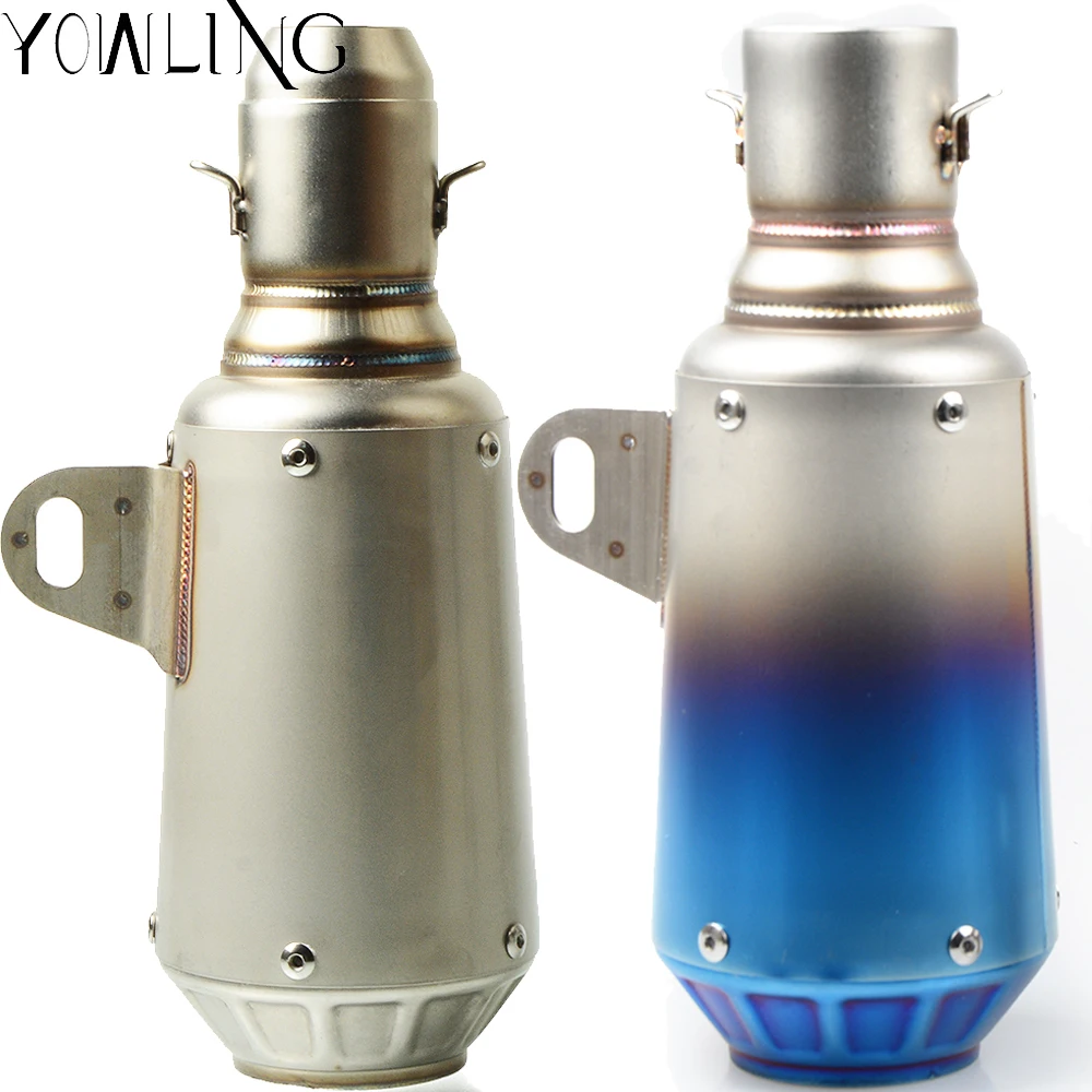 

Motorcycle Exhaust Universal Muffler Motorbike 36-51mm Inlet Exhaust For Honda Kawasaki Yamaha DUCATI MONSTER YZF R1 R3 R6