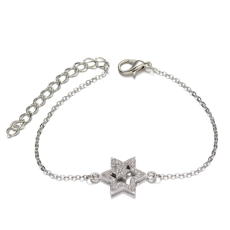 Juya ювелирные изделия ручной работы иудаизм циркониевые браслеты с