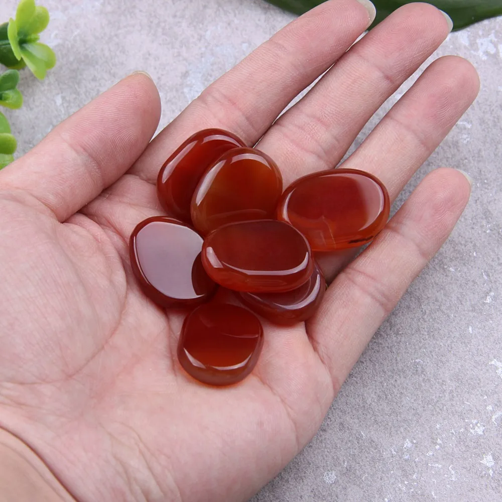 7 шт. набор сердолической чакры пальмового камня лечебный Кристалл Рейки агат