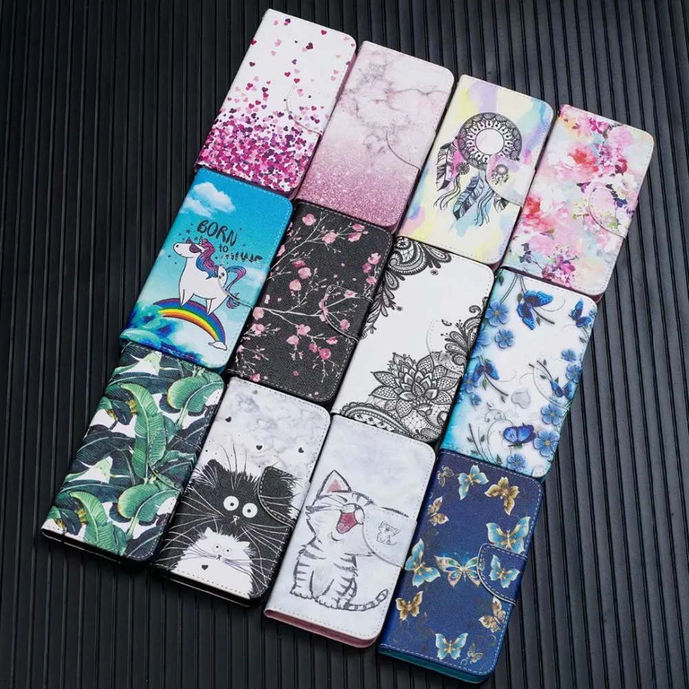 Кожаный чехол-бумажник COOLY с откидной крышкой для Sony Xperia XA1 XA2 XA3 XA L1 L2 XZ1 XZ2 Compact 10 E5