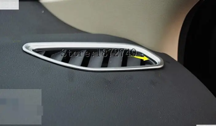 

interior For Mitsubishi Outlander 2015 2016 ABS Air Outlet Vent Cover Trim