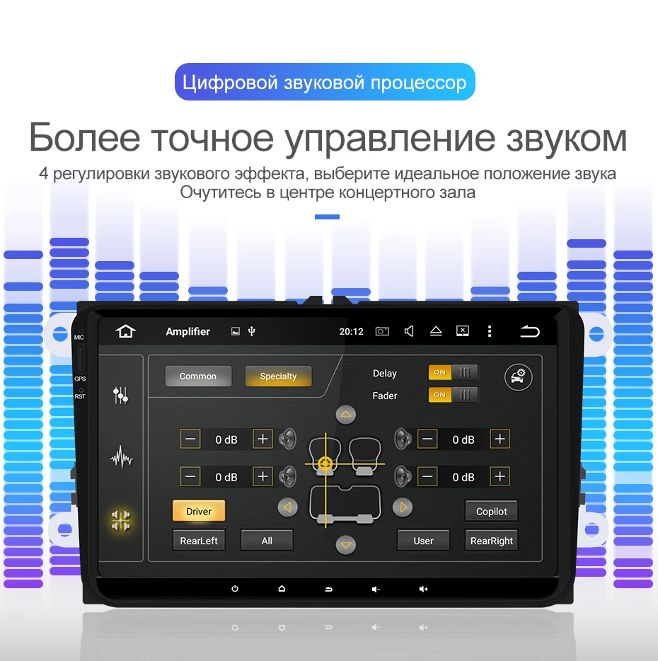 Isudar Автомагнитола с Сенсорным 9 Дюймовым Экраном Для Автомобилей Volkswagen/VW/POLO/PASSAT/Golf/Skoda/Octavia/Seat/Leon DSP