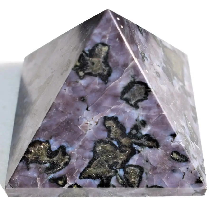 

1pcs50mm Himalayan Mystic Indigo Gabbro Pyramid Crystal Energy