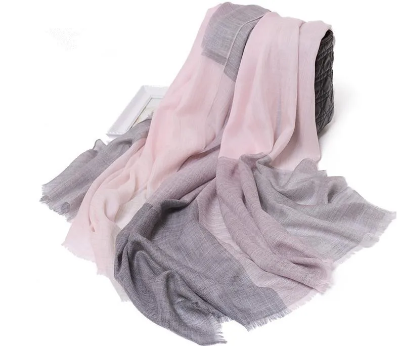 100% козий кашемир пэчворк цветные яркие полосатые женские тонкие шарфы большого