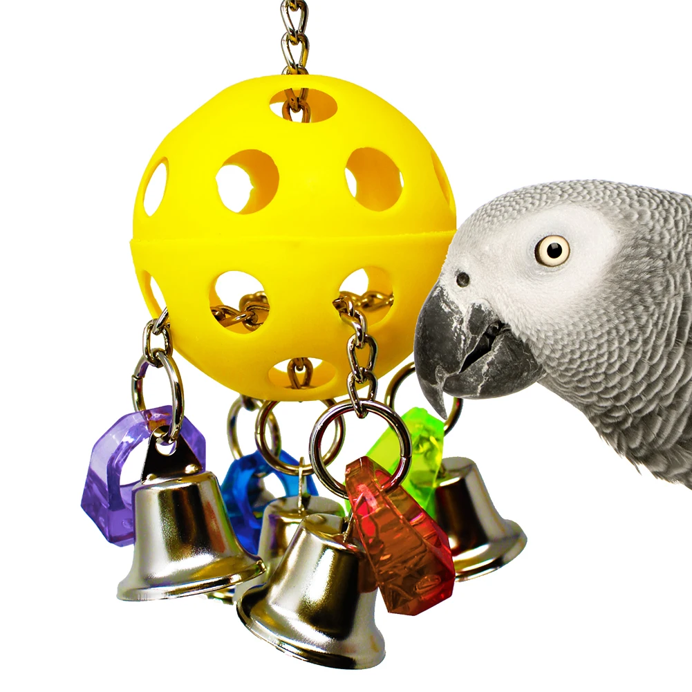 Украшение Bellpull птица игрушка подвеска вращающийся питомец развлечения с