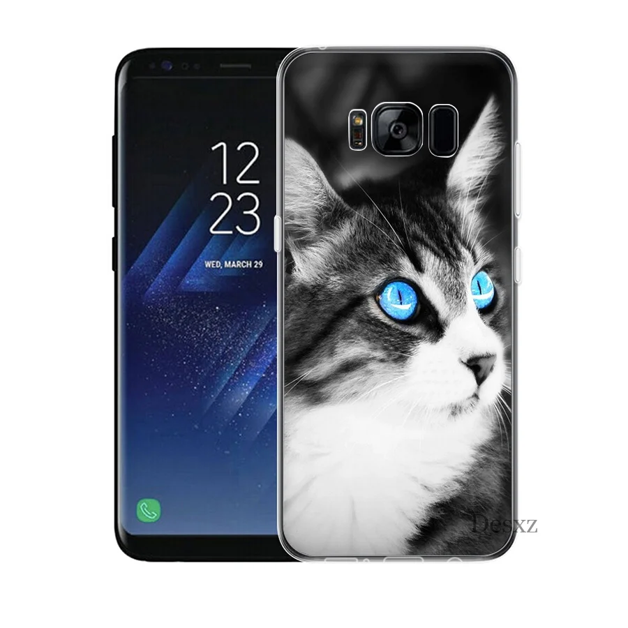 Desxz ПЭТ Мейн Cat Чехол для samsung Galaxy S6 S7 край S8 S9 S10 S10e Plus Note 8 9 S3 S4 S5 крышка - Цвет: H6
