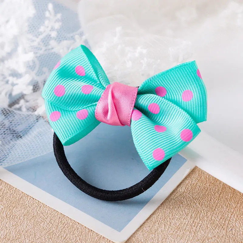 1 шт. Детская резинка для волос в горошек|fashion hair accessories|hair accessorieshair accessories for kids |