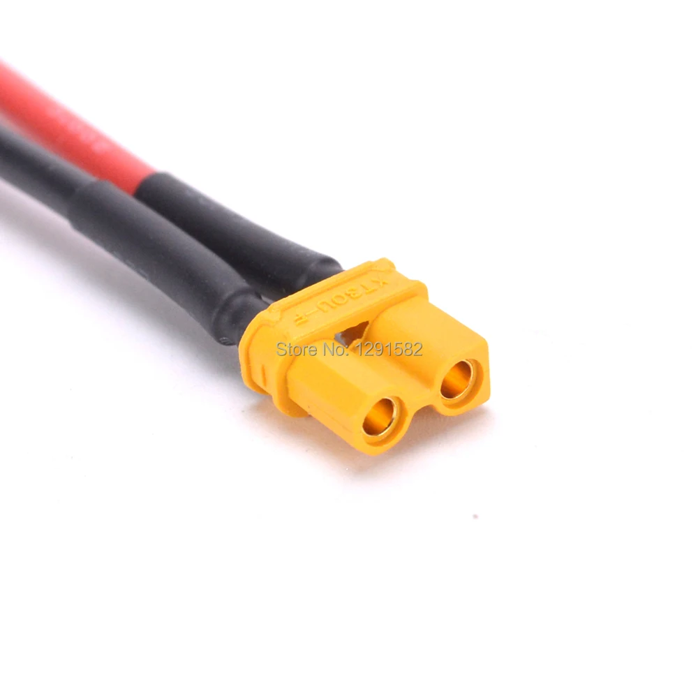 Штепсельный или гнездовой разъем Amass XT30 XT30U с силиконовым проводом 16AWG 10 см 100 мм