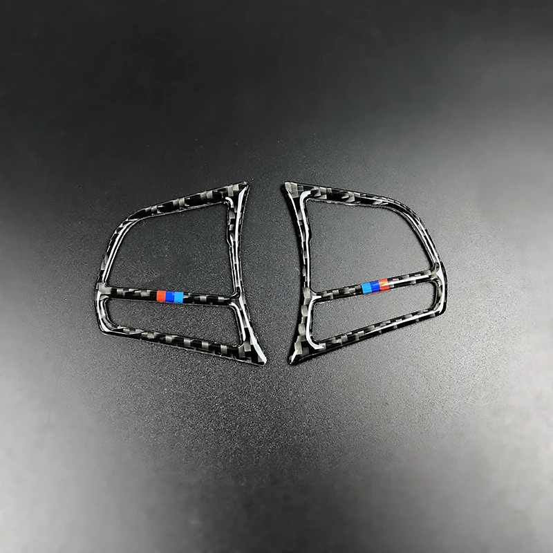 LENTAI Car Steering Wheel Switch Auto Accessories Carbon Fiber Styling Stickers For BMW 3 Series F30 4 F36 M Performance | Автомобили и