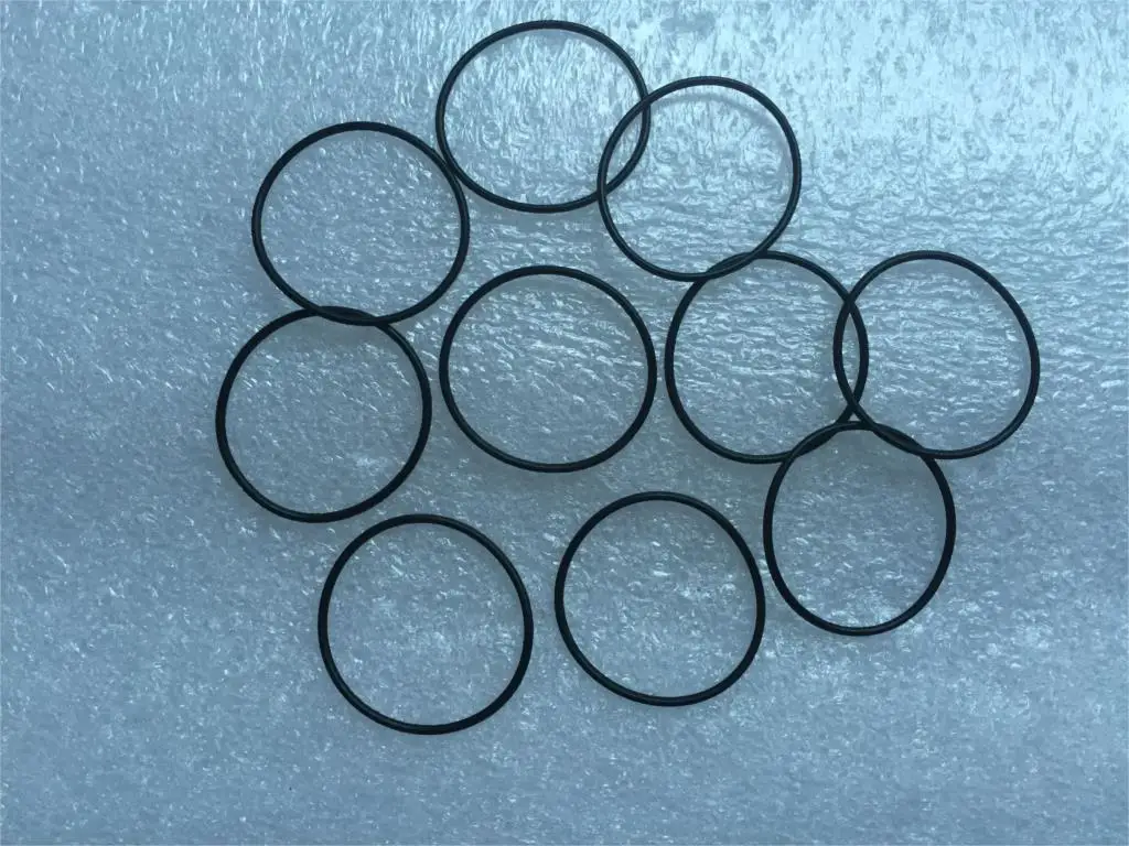 

free shipping 200 Pcs 45mm OD 1mm Thick Black Rubber O Rings Seal Washer Replacement