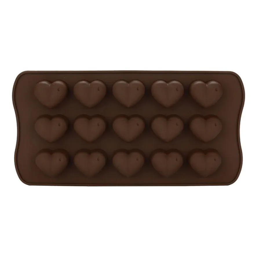 New 1PC DIY 3D Heart Shaped Cake Mold Non Stick Silicone Chocolate Love Jelly Ice Fondant Sugar Tool 28 | Дом и сад