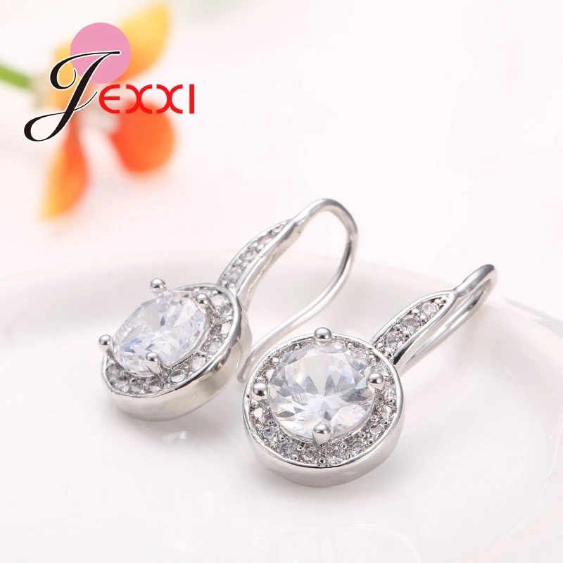 Женские серьги из серебра 925 пробы с фианитом|pendant switch|earring rhinestoneearrings zebra |