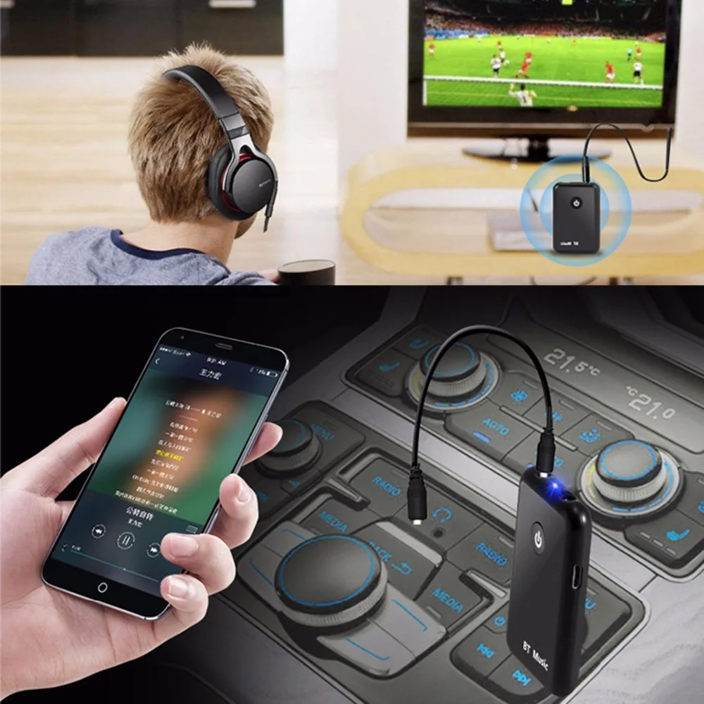 Беспроводной bluetooth-приемник SOONHUA 3 5 мм аудио стерео музыкальный приемник Bluetooth V4.2