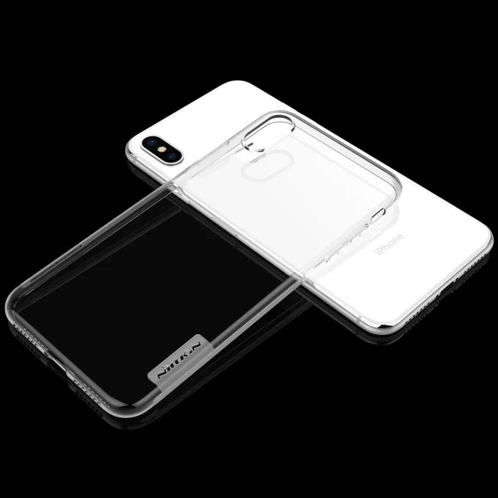 Для iPhone XR чехол Nillkin серии Nature прозрачный корпус Мягкий ТПУ чехол для iPhone 11 Pro Xs Max XR 6 6S 7 8 Plus чехол