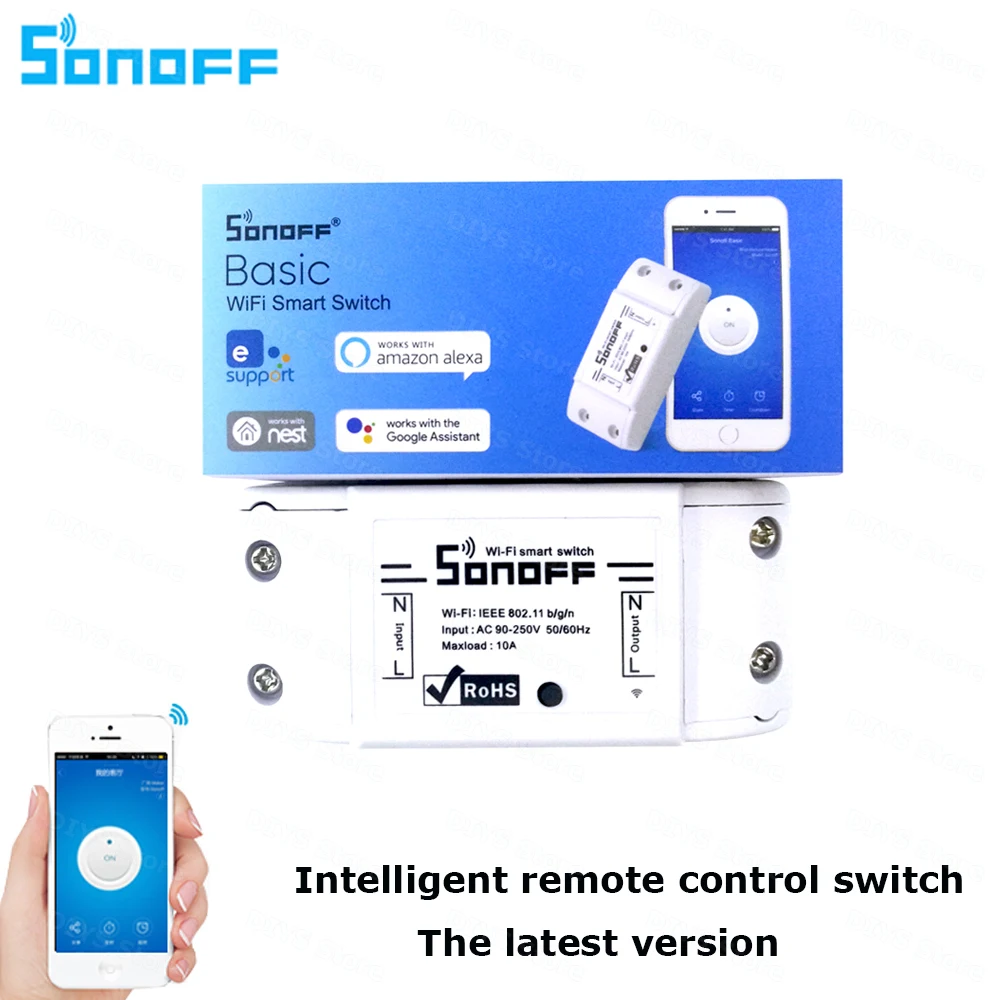 ITEAD sonoff Беспроводной переключатель Wi Fi для умного дома автоматизации реле Модуль