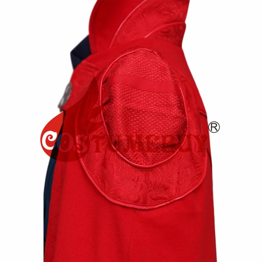 CostumBuy фильм Доктор Стрэндж Стивен Винсент Стрэндж Бенедикт камбербэтч костюм мужская красная версия Плащ Хэллоуин костюм L920