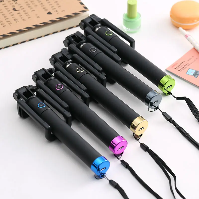 Универсальный беспроводной bluetooth мини-штатив с кнопкой палка для селфи