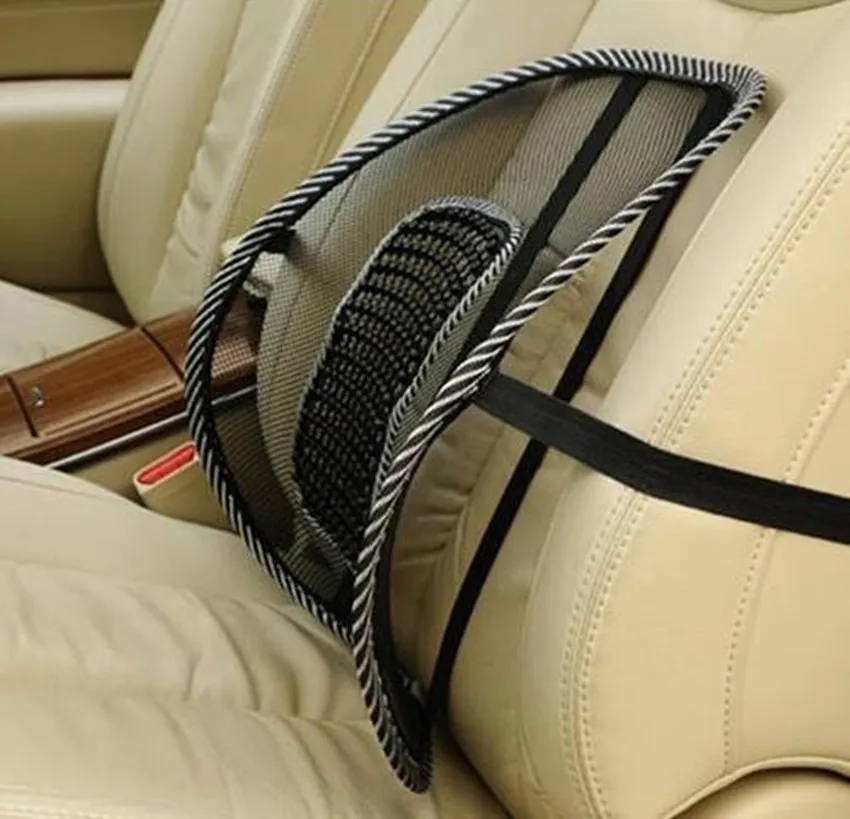 Hot Sale Protect the waist Black Mesh Cloth Car Seat Cushion Lumbar Waist Back Support Pillow 2016 | Автомобили и мотоциклы