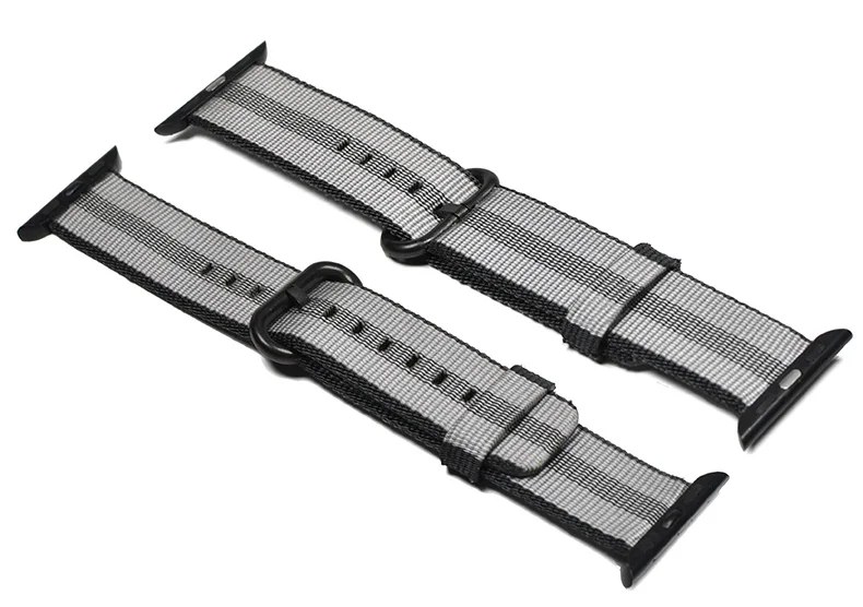 Лямка из нейлоновой ткани для наручных часов Apple watch, версии 44 мм 40 мм, correa, aplle watch 42 мм, 38 мм, браслет на запястье ремень наручных часов Iwatch, 4/3/2/1