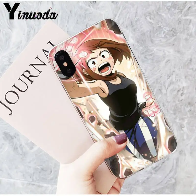 Yinuoda My hero of the Academy аниме Todoroki чехол для телефона чехол для iPhone 8 7 6 6S Plus X XS MAX 5 5S SE XR 10 11 11pro 11promax