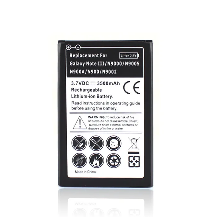 2x3500 mah запасная батарея для Samsung Galaxy Note 3 III N9000 N9005 N900A N900 N9002 + 1 настенное зарядное