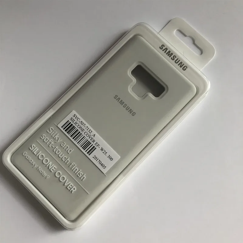 Жидкий силиконовый чехол для samsung Galaxy Note 9, шелковистый мягкий на ощупь защитный чехол на заднюю панель 6,4 дюймов, 8 цветов в упаковке