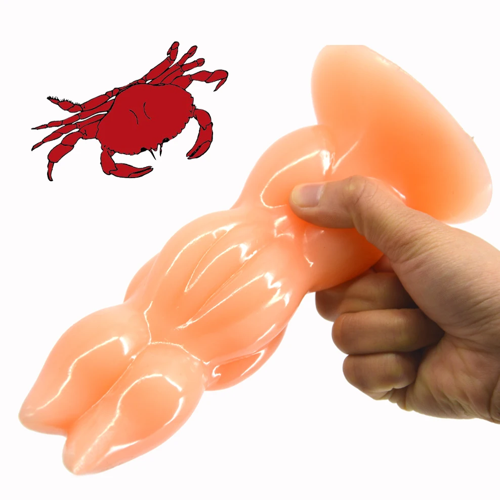Фаллоимитатор FAAK 2017 в форме краба анальная пробка с присоской фаллоимитатор