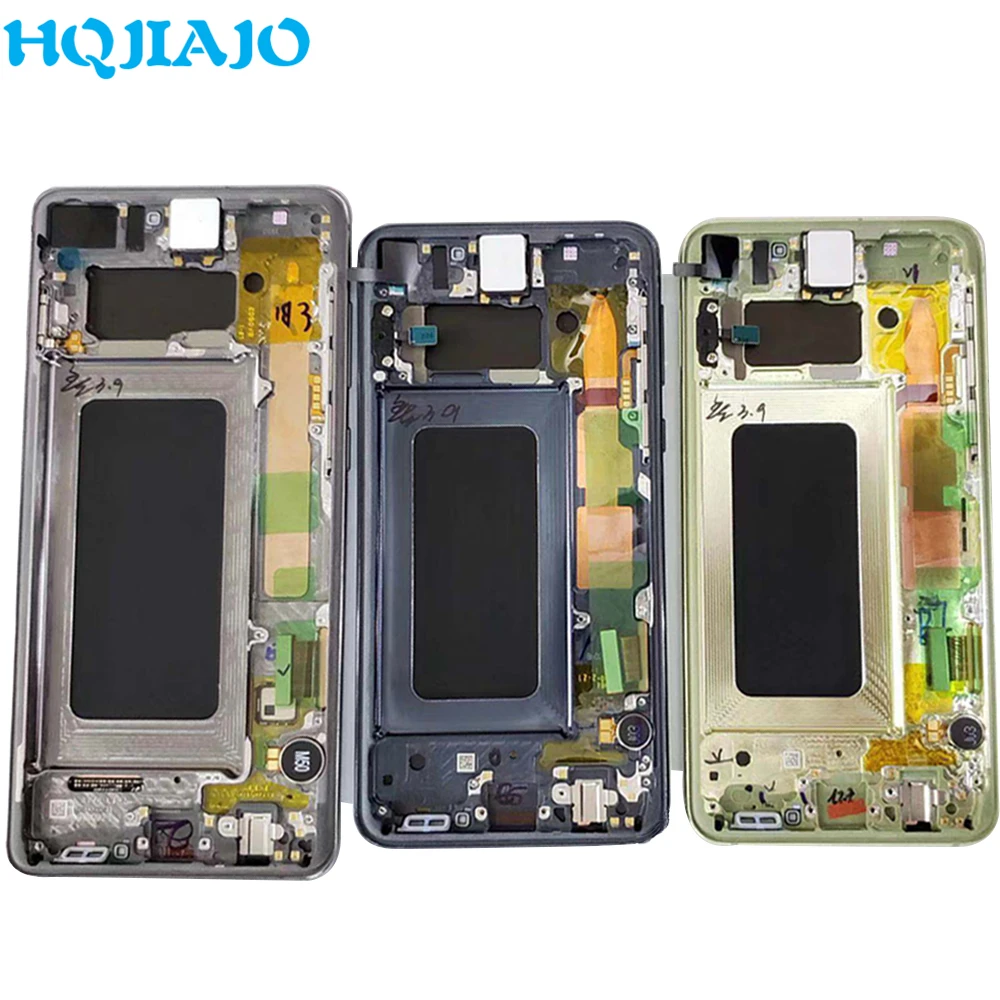 Новый оригинальный ЖК экран для Samsung S10 + S10e дисплей дигитайзер сенсорного экрана