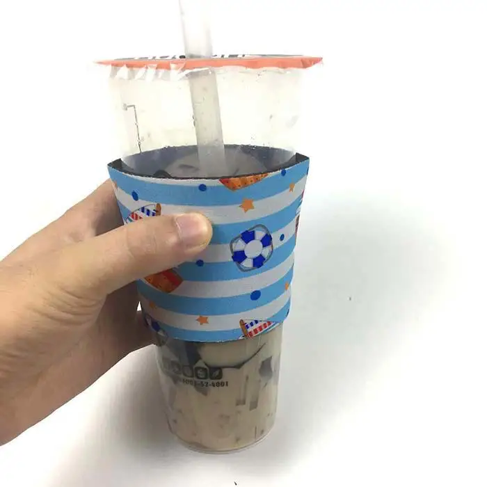New Insulated Cup Sleeve Non-slip Recyclable Water Cute Cup Coffee Mug Wraps Sleeves Collapsible for easy storage