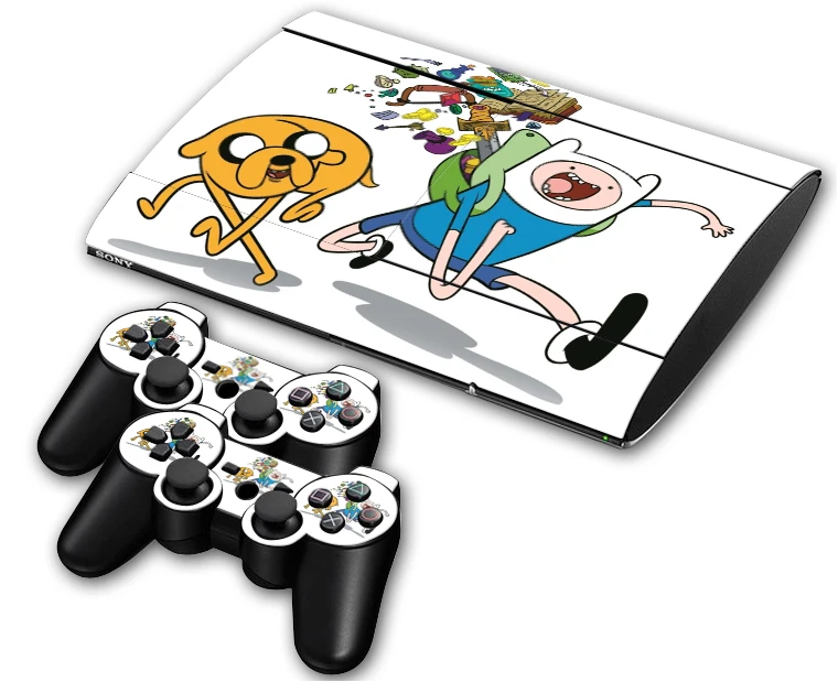 Для PS3 4000 Slim консоли и 2 контроллеры кожи стикера кожи TN-P3S4000-5111