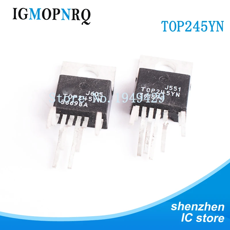10 шт./лот TOP245YN TOP245 TO220 6 AC / DC преобразователь 60 Вт VAC 85 230 Новинка|converter dc dc|dc