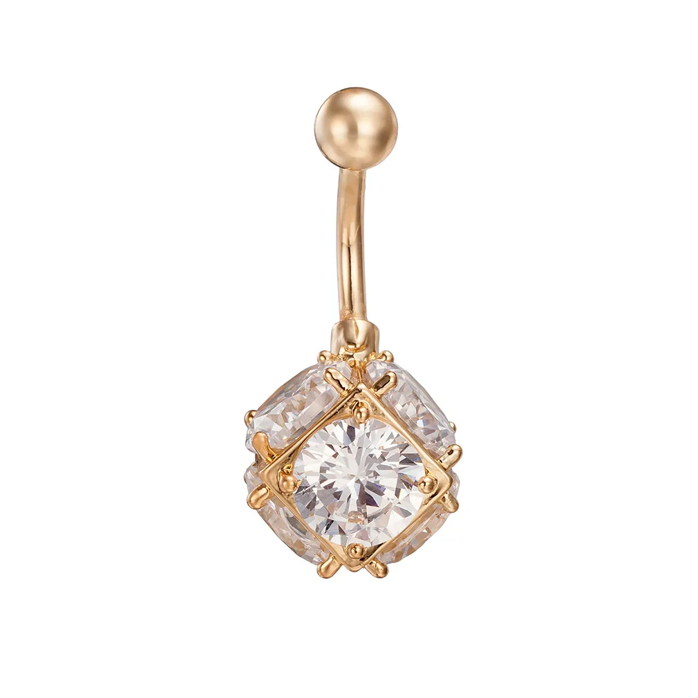 Сексуальная хирургической Сталь Поддельные живота пирсинг пупка ногтей кольцо