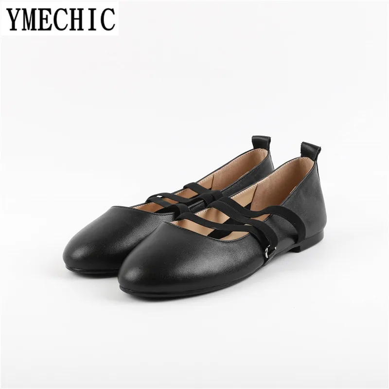 Женские туфли на плоской подошве YMECHIC Повседневные Туфли Мэри Джейн из