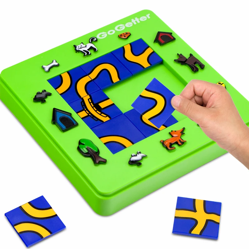 Яйцо кошка и мышь лабиринт самолет животное логическая головоломка настольная