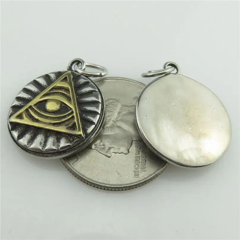 Free shipping 19920 1X Antique Pewter Stainless Steel Egyptian Eye of Horus Ra Amulet Pendant Choker Short Necklace | Украшения и